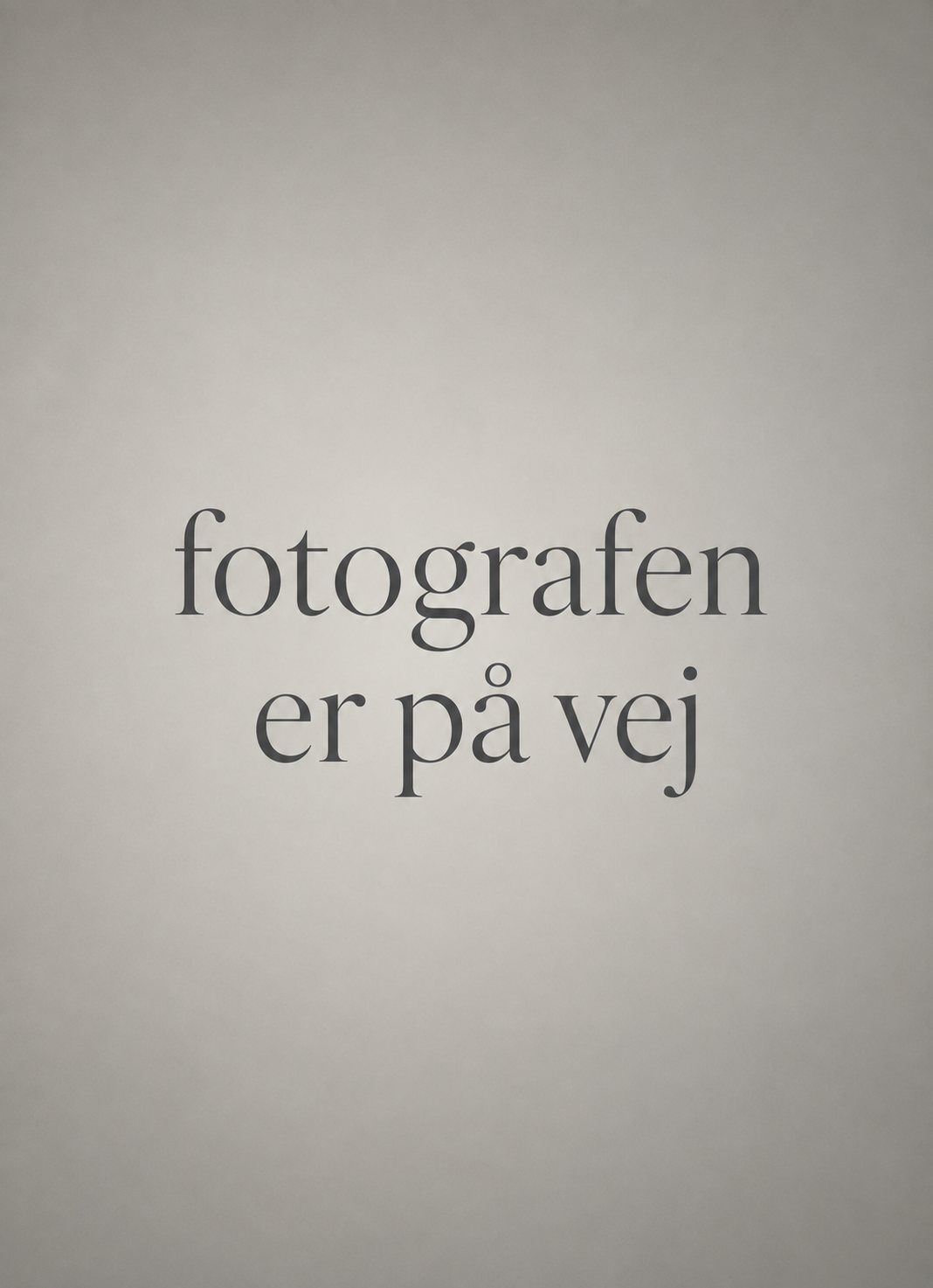 fotografen er på vej